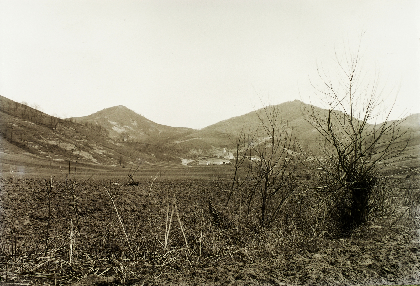 Hungary, Bárna, a község látképe., 1933, Schermann Ákos, Schermann Szilárd, landscape, picture, Fortepan #95487