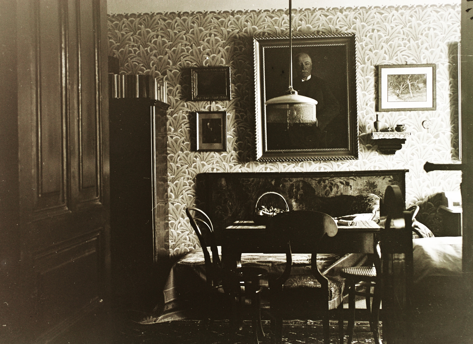 Slovakia, Banská Bystrica, paplak., 1933, Schermann Ákos, Schermann Szilárd, Czechoslovakia, interior, Fortepan #95504