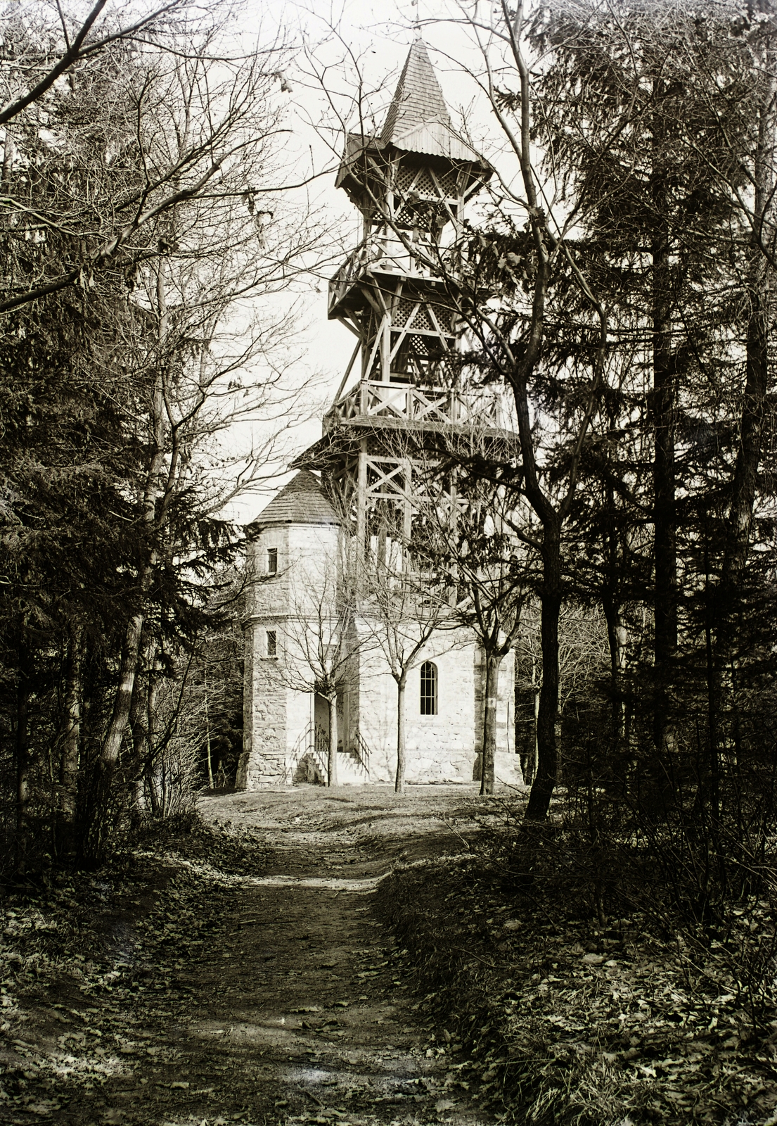 Hungary, Sopron, Muck-kilátó., 1934, Schermann Ákos, Schermann Szilárd, tower, lookout, Fortepan #95518