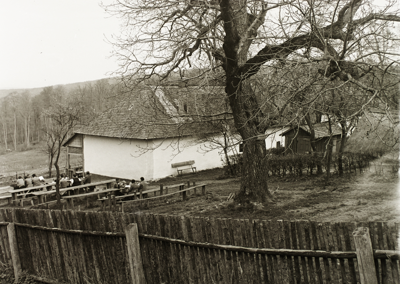 Hungary, Kőszeg, Keresztkúti turistaház az úgynevezett Stájerházak-nál., 1940, Schermann Ákos, Schermann Szilárd, Fortepan #95554