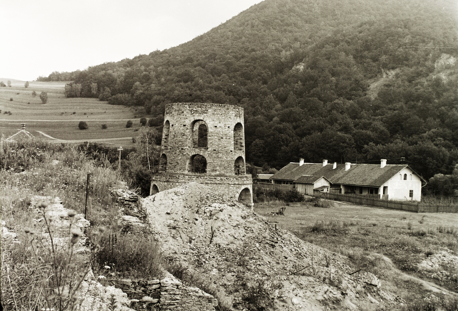 Slovakia, Drnava, a vasgyár maradványai., 1949, Schermann Ákos, Schermann Szilárd, Fortepan #95563