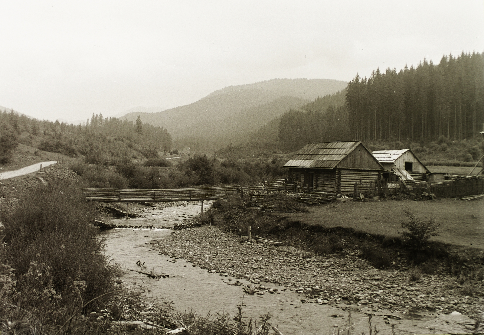 1935, Schermann Ákos, Schermann Szilárd, stream, Fortepan #95571