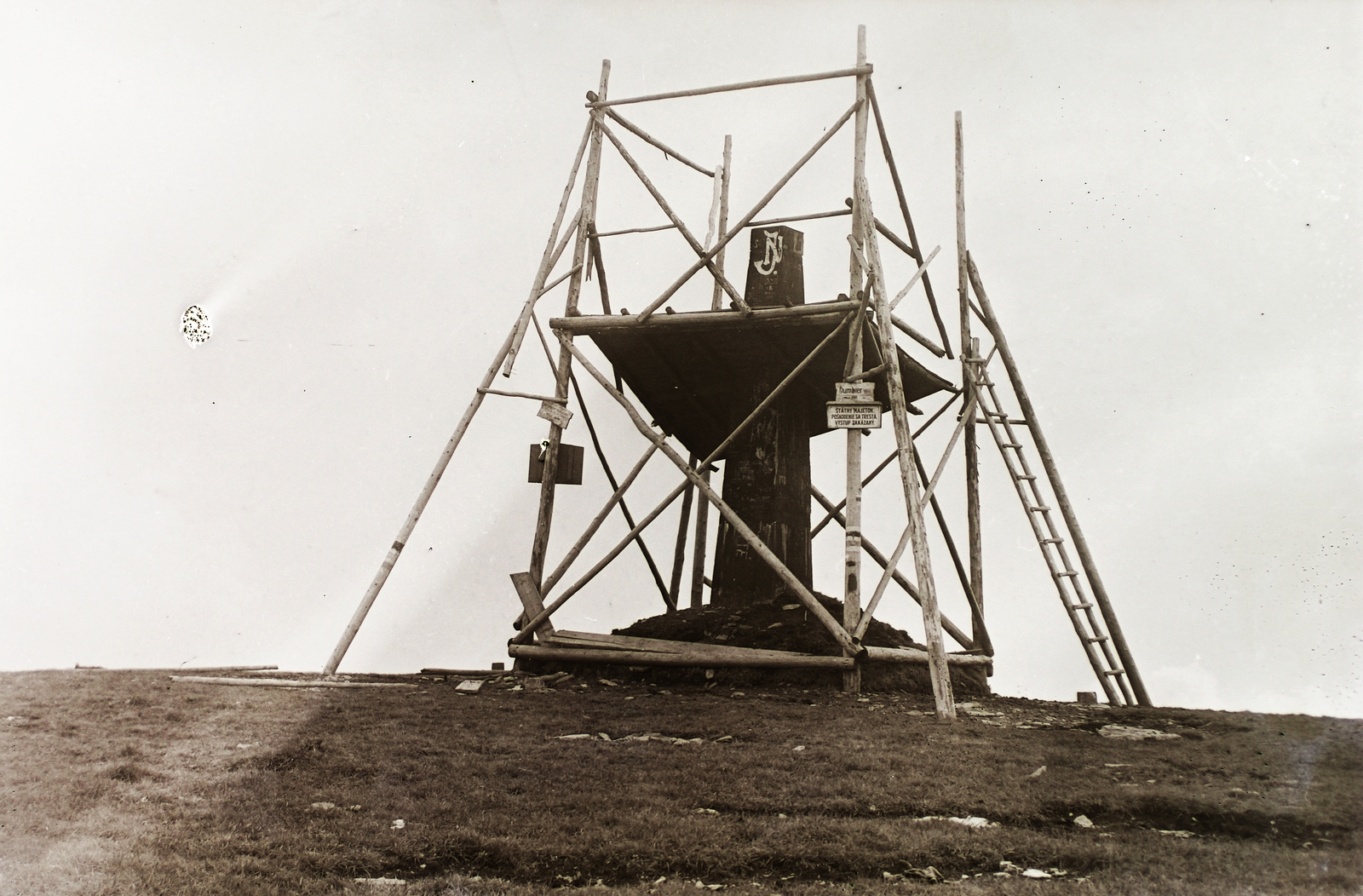 Slovakia,Nízke Tatry, Gyömbér (Ďumbier) csúcs., 1938, Schermann Ákos, Schermann Szilárd, Czechoslovakia, Tatra Mountains, Fortepan #95618