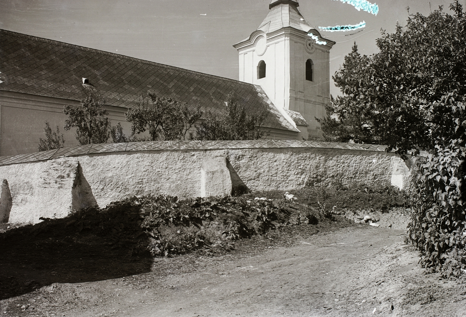 Slovakia, Silica, református templom., 1940, Schermann Ákos, Schermann Szilárd, fortified church, Fortepan #95644
