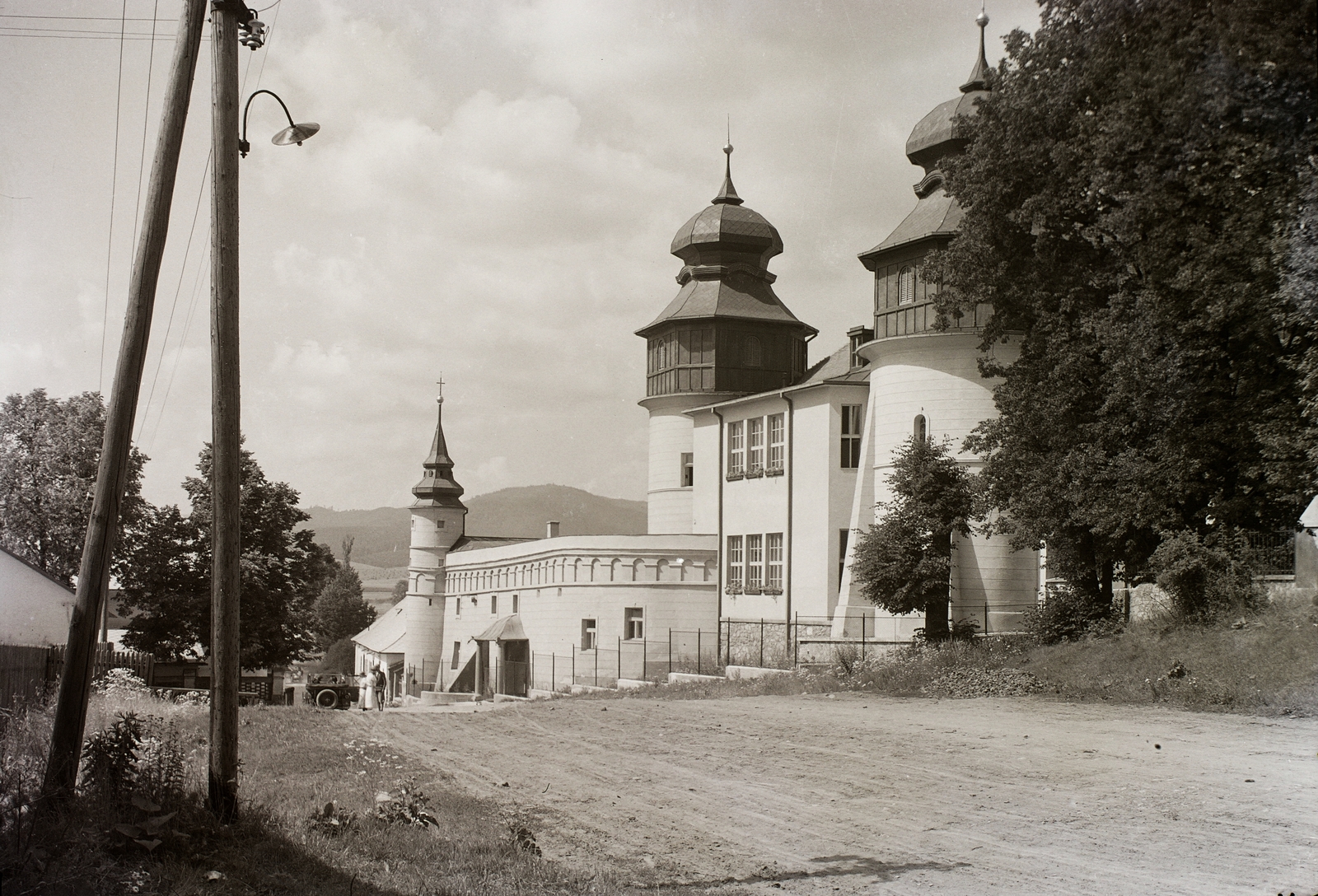 Slovakia, Spišský Štiavnik, kastély., 1932, Schermann Ákos, Schermann Szilárd, Czechoslovakia, castle, Fortepan #95667