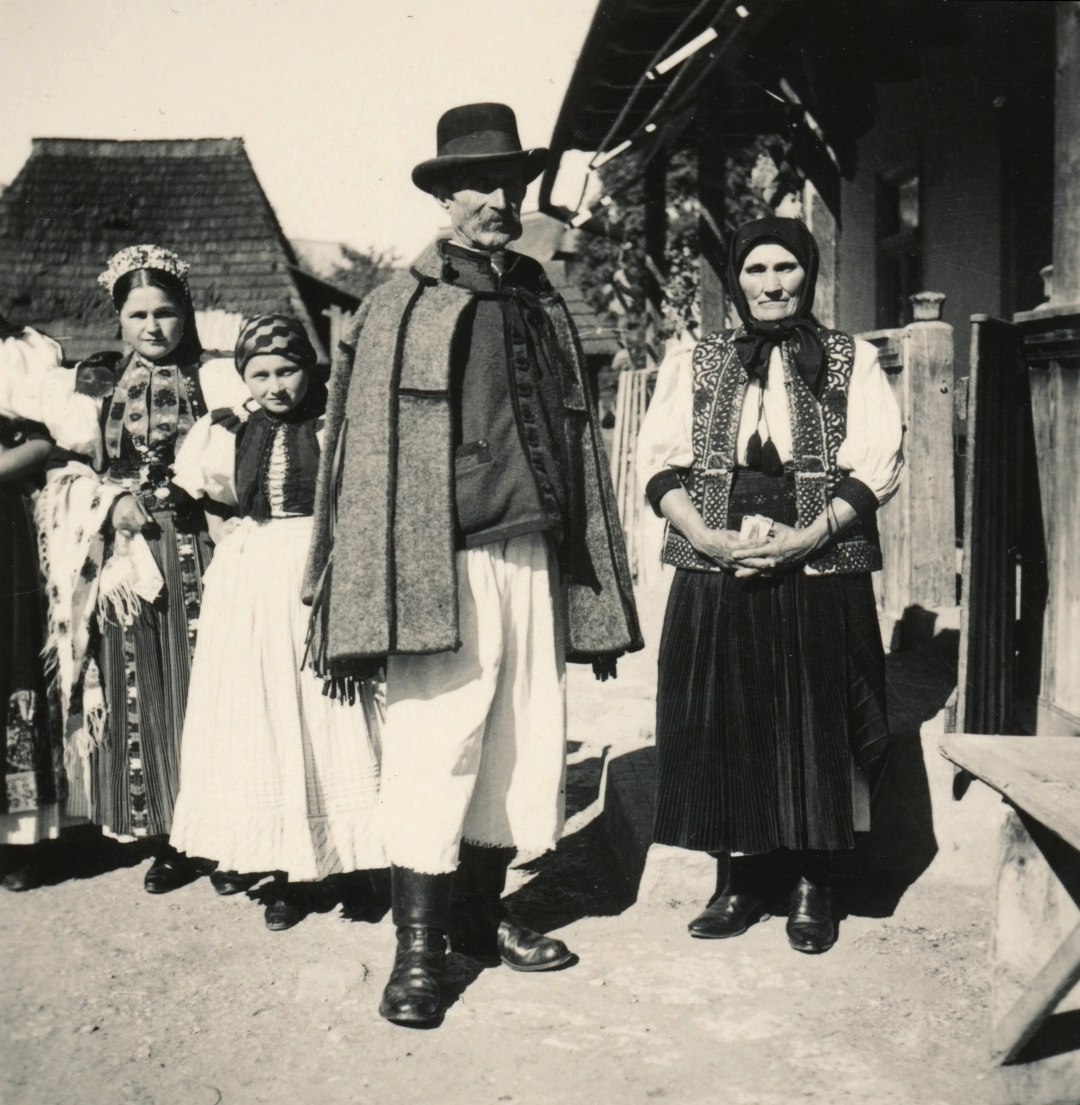 1941, Schermann Ákos, folk costume, Fortepan #95747