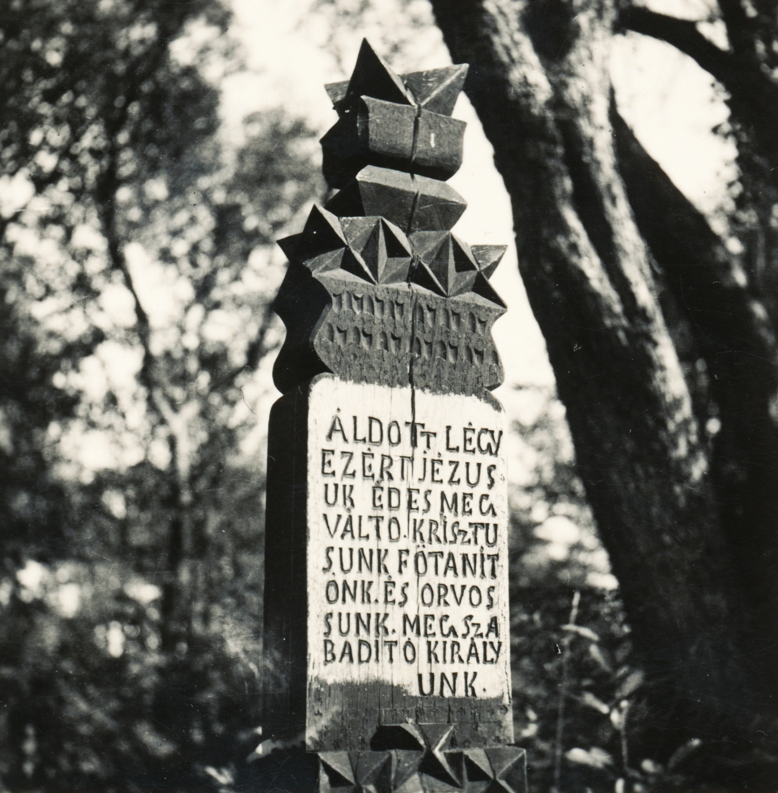 1941, Schermann Ákos, kopjafa, Fortepan #95749