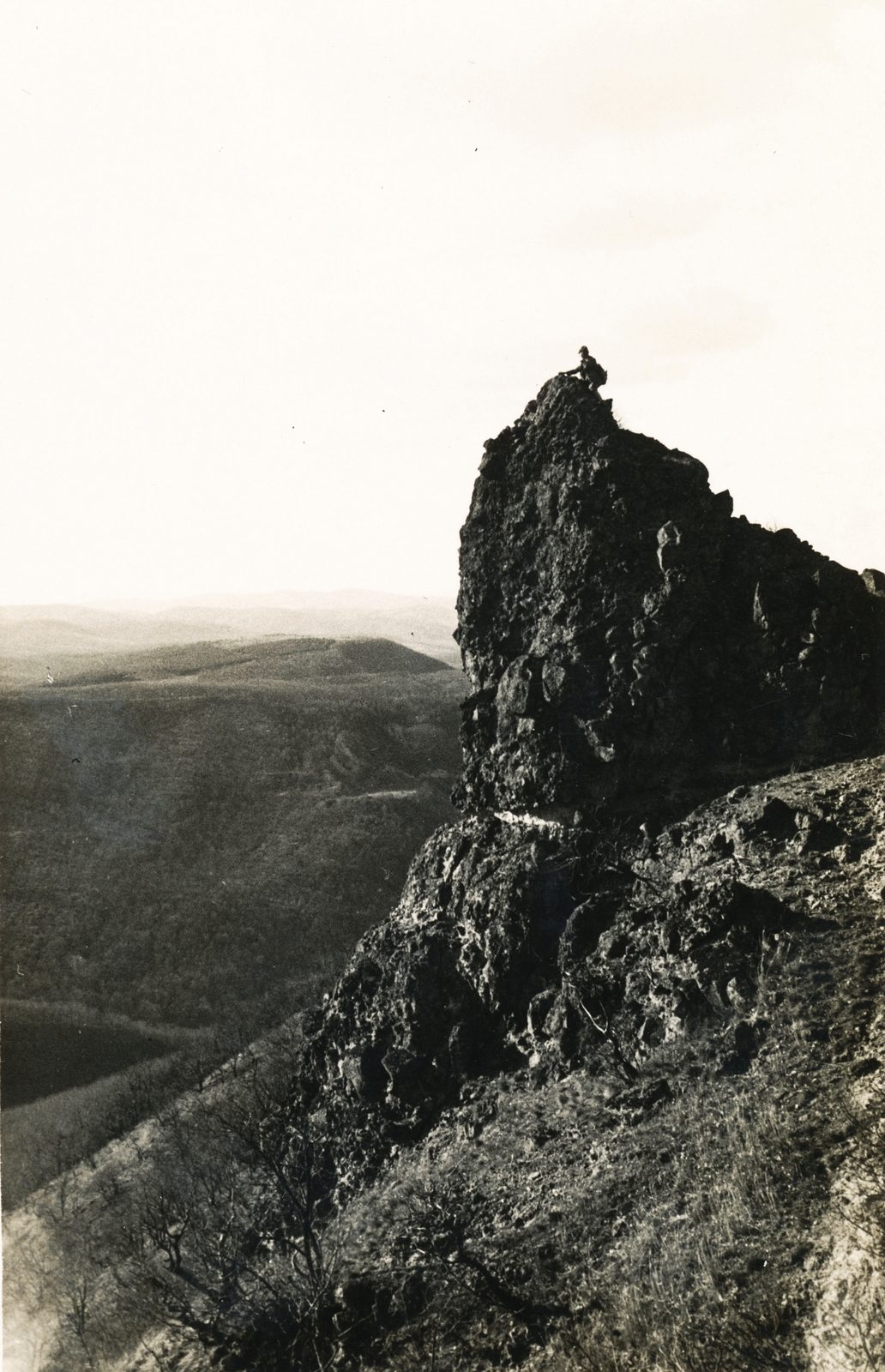 Hungary, Vadálló-kövek., 1929, Schermann Ákos, crag, Fortepan #95781