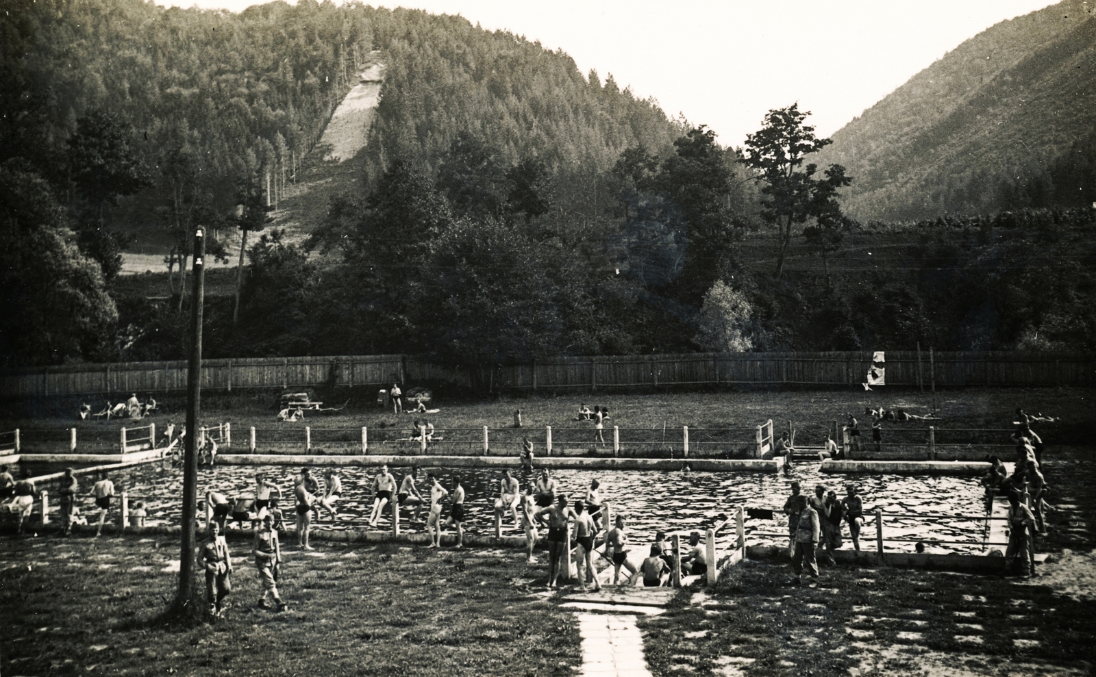 1930, Schermann Ákos, strand, Fortepan #95800