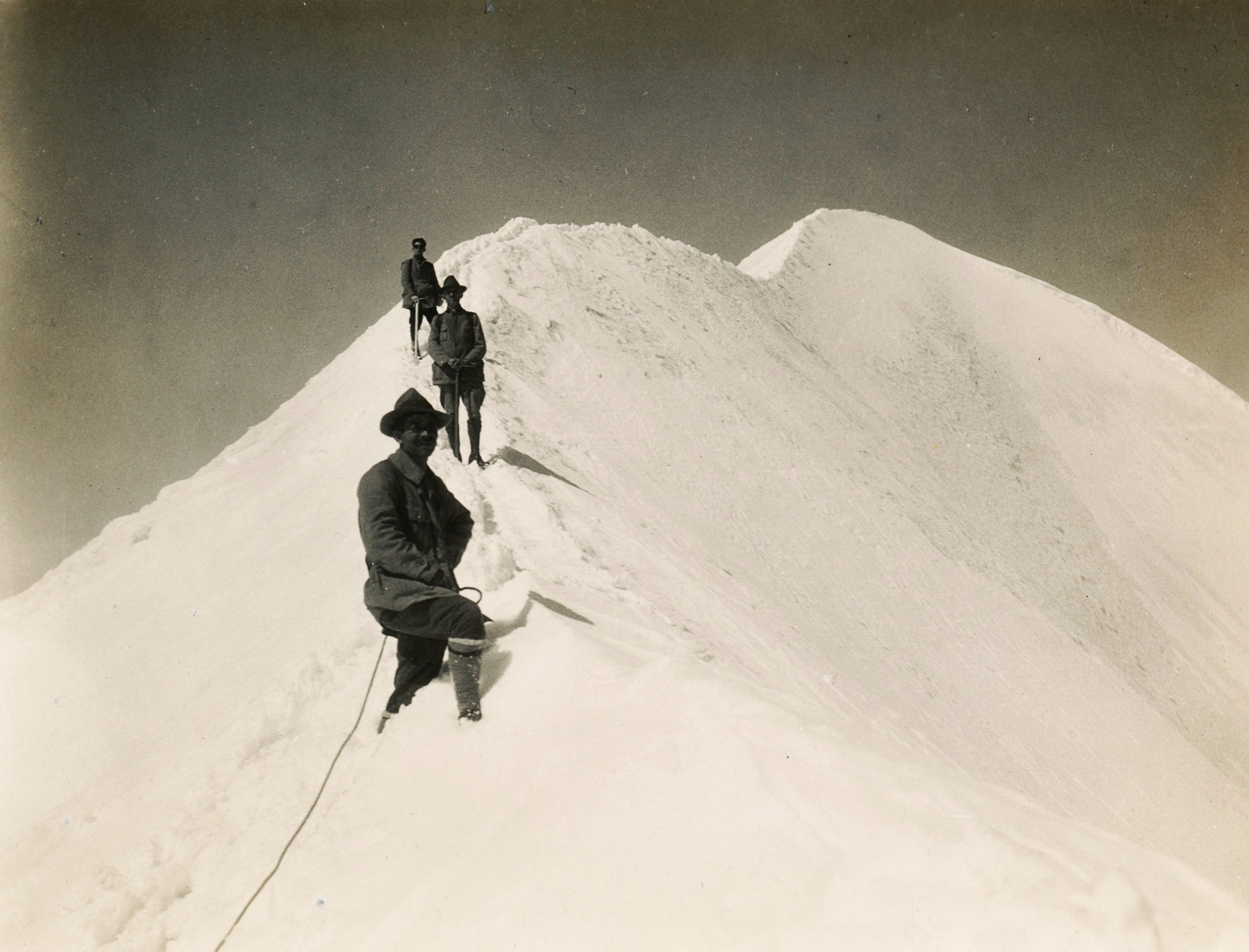 1927, Schermann Ákos, snow, mountain, Mountaineering, Fortepan #95908