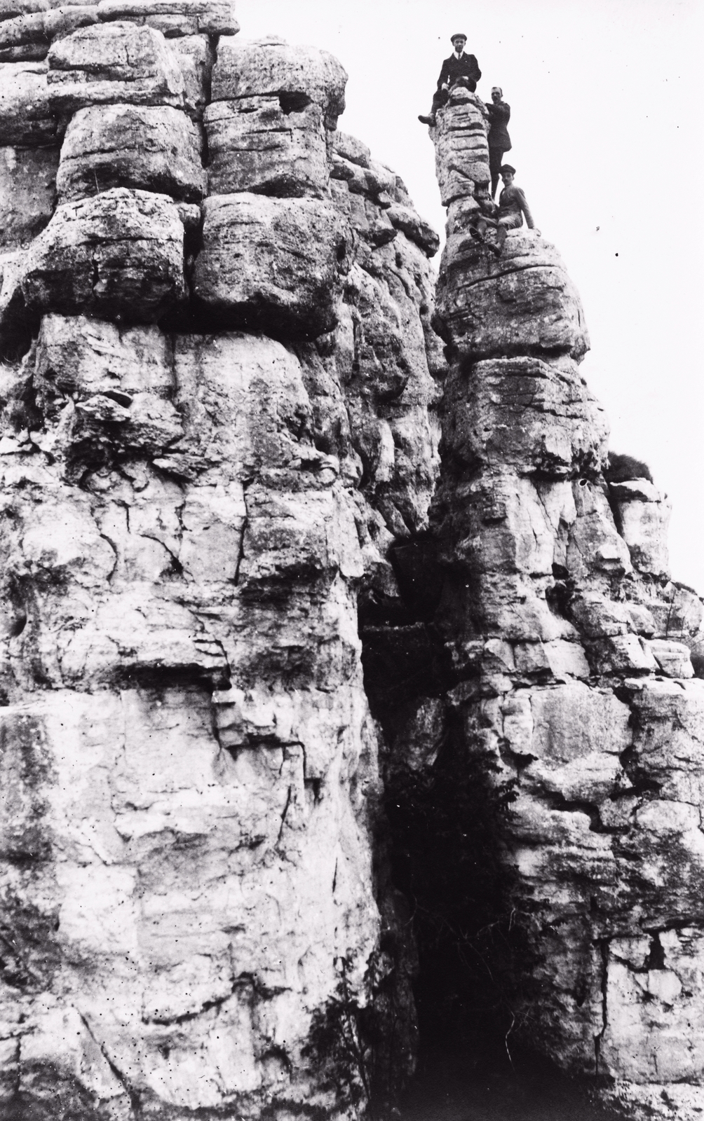Slovakia, Žehra, a Dreveník hegy sziklái., 1928, Schermann Ákos, Czechoslovakia, Fortepan #95947