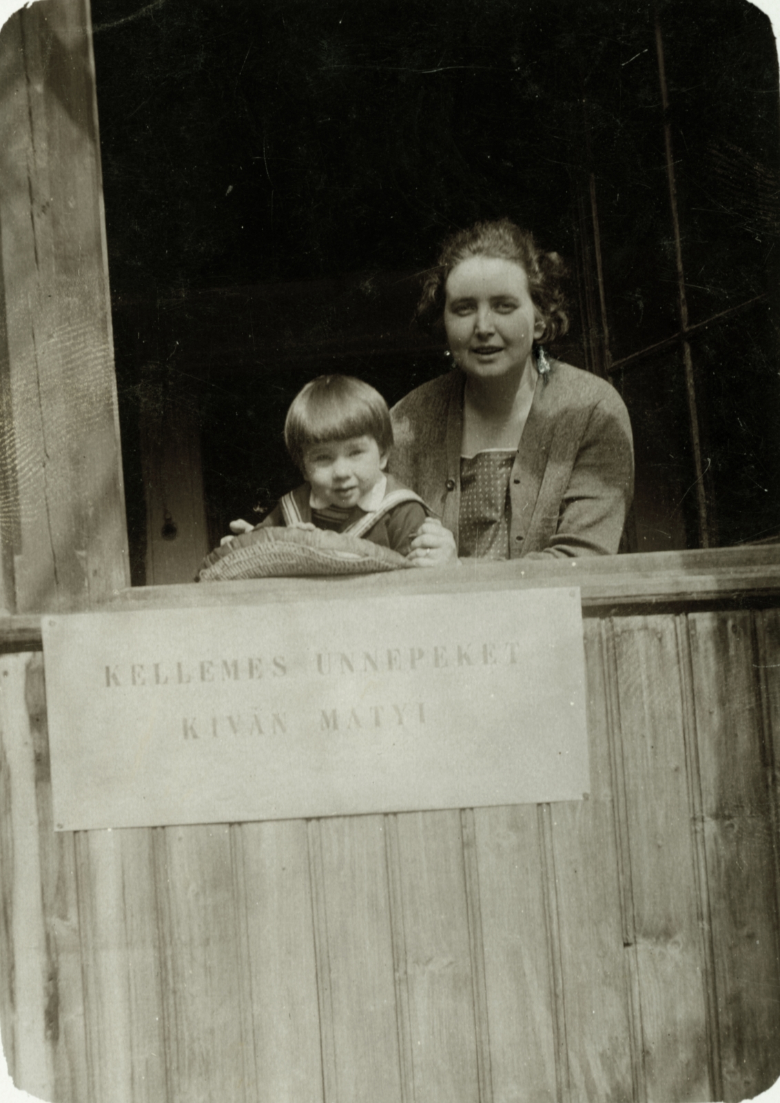 1936, Schermann Ákos, Sztehlo János, kid, mother, Fortepan #95964