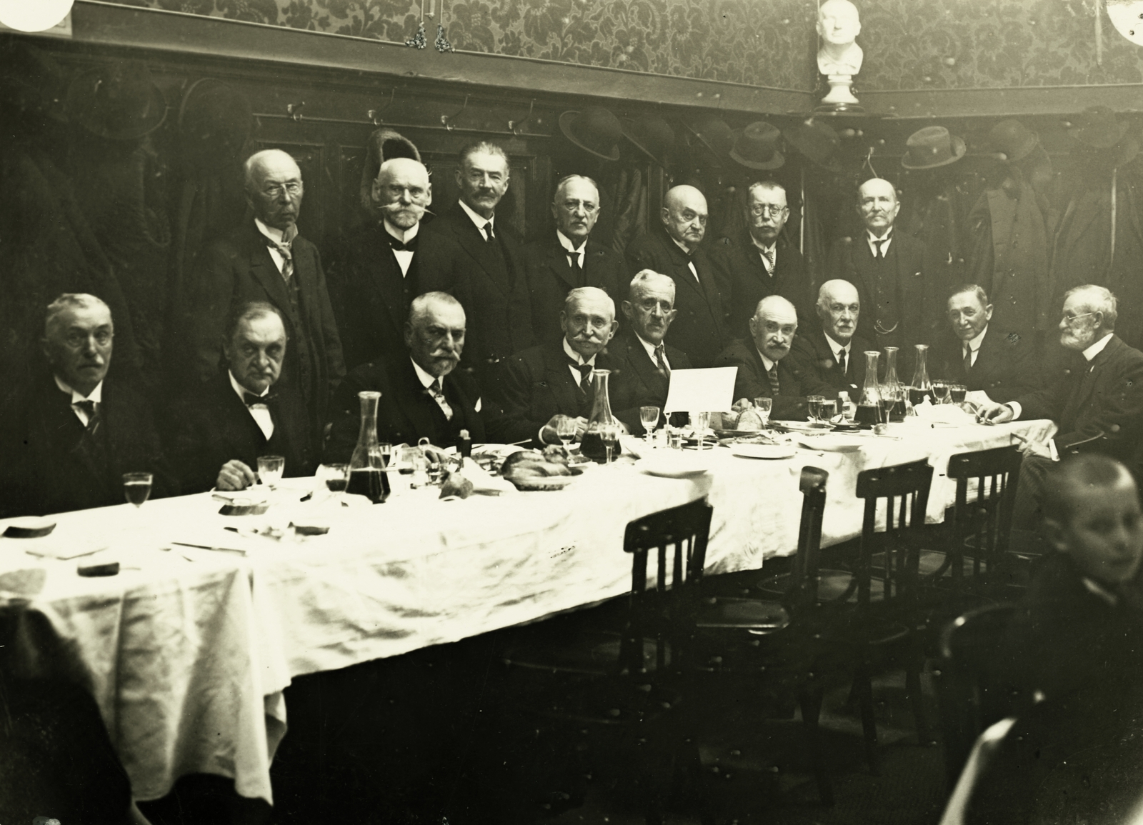 Hungary, a Magyar Numizmatikai Társulat bankettja., 1935, Buzinkay Géza, old person, men, Fortepan #96120