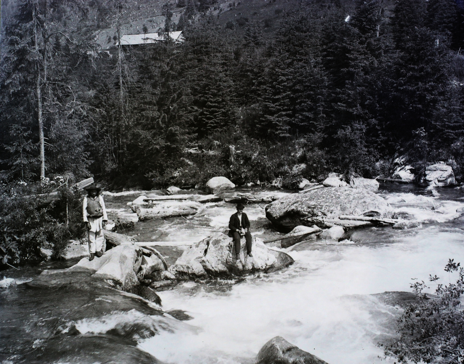 Románia,Erdély, Zsiec folyó., 1908, Magyar Földrajzi Múzeum / Erdélyi Mór cége, népviselet, Fortepan #96258