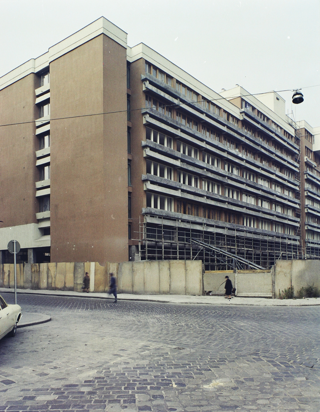 Hungary, Budapest I., Batthyány utca - Gyorskocsi utca sarka., 1975, Kádas Tibor, colorful, construction, Budapest, Fortepan #9645