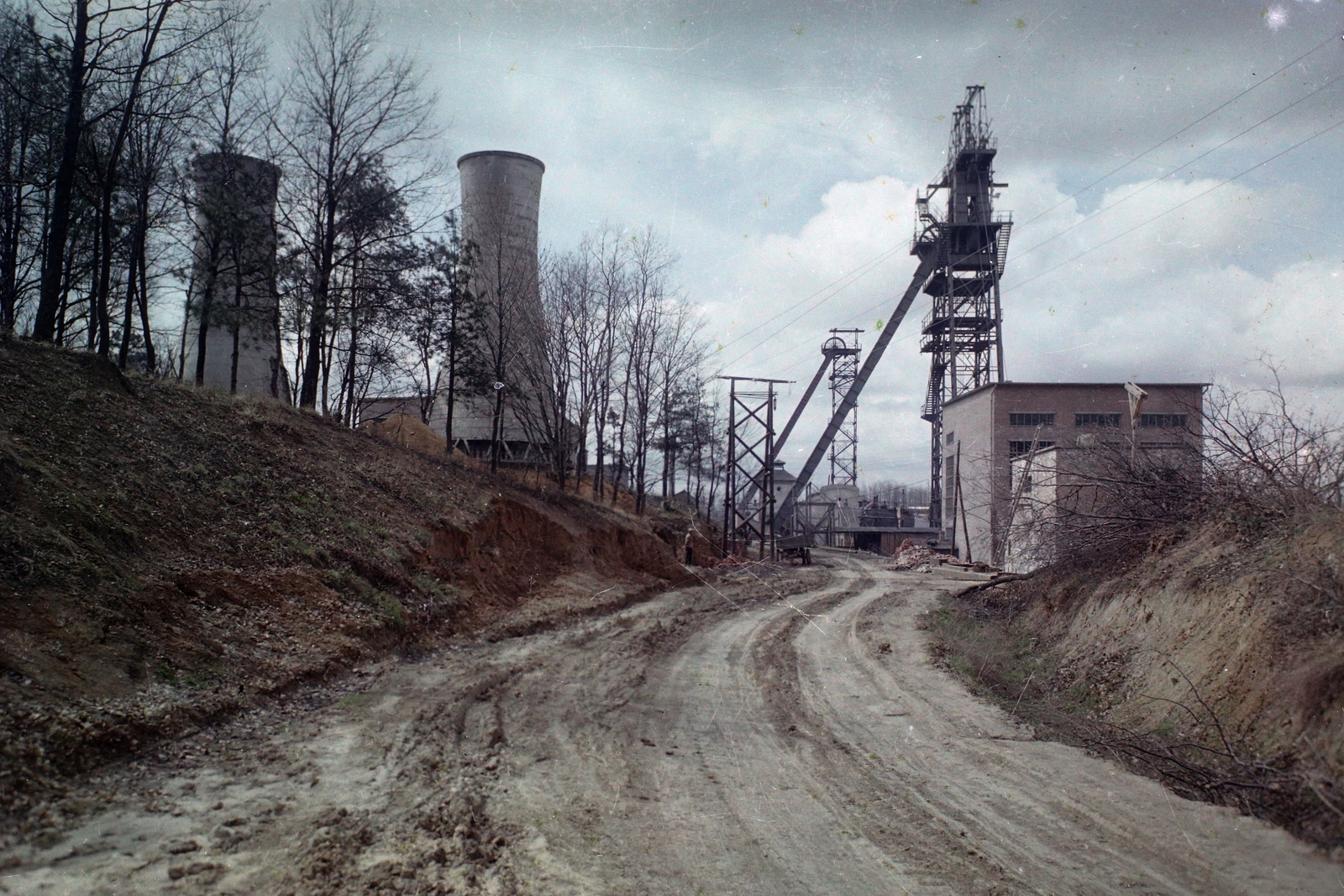 Hungary, Komló, Kossuth akna., 1955, Kotnyek Antal, colorful, mining, Fortepan #96541
