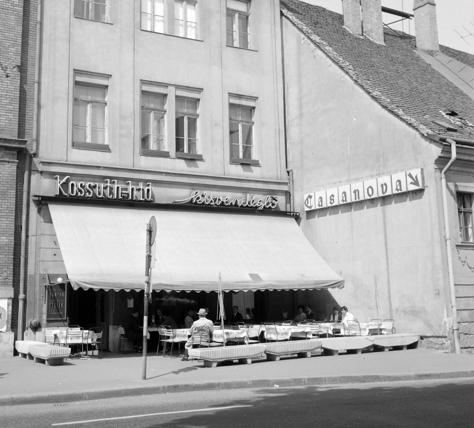 Hungary, Budapest I., Batthyány tér 5., Kossuth-híd kisvendéglő., 1970, UVATERV, restaurant, Budapest, Fortepan #96705