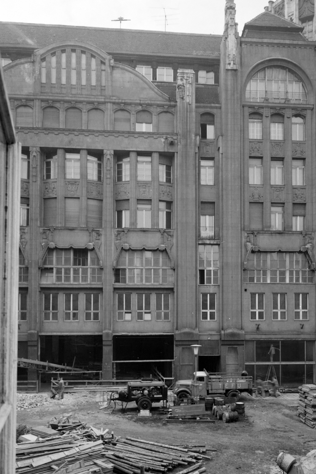 Hungary, Budapest V., Deák Ferenc tér 3., 1967, UVATERV, TEFU-organisation, Budapest, Fortepan #96866