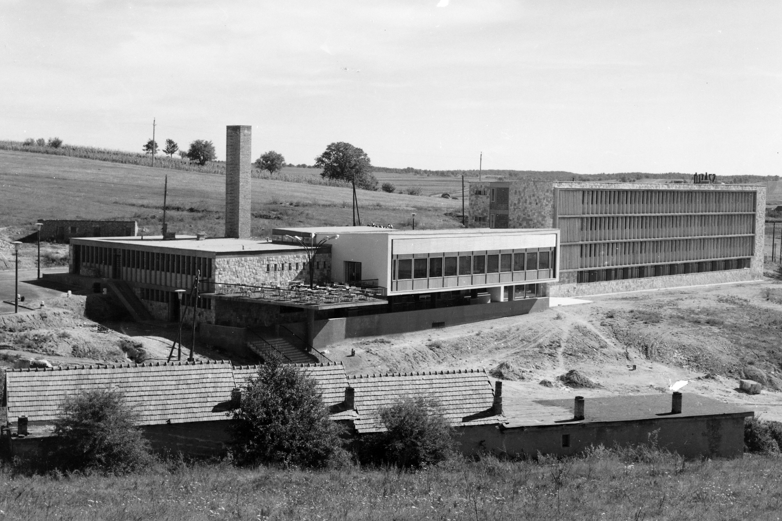 Hungary, Aggtelek, Cseppkő szálló., 1967, UVATERV, Fortepan #96884