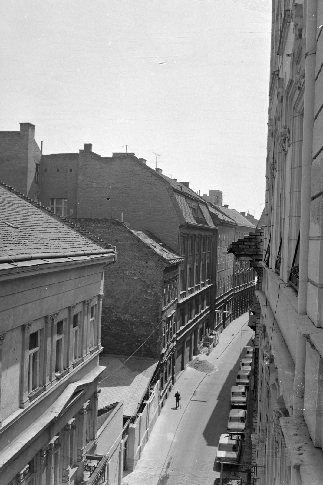 Hungary, Budapest V., Magyar utca a Henszlmann Imre utca felől a Kecskeméti utca felé nézve., 1974, UVATERV, Budapest, Fortepan #96975