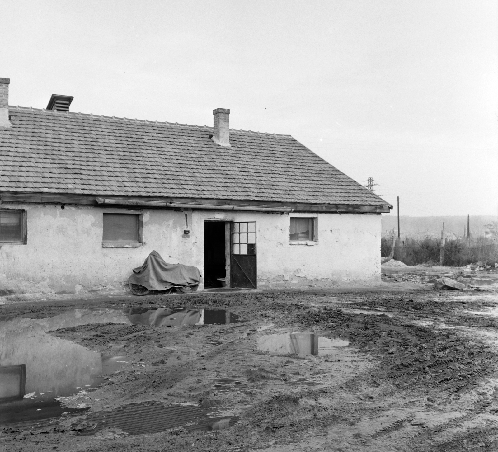 Hungary, 1964, UVATERV, mud, Fortepan #97040