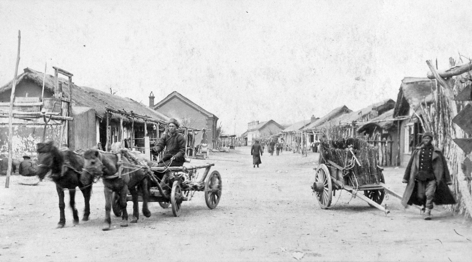 1918, Fortepan, horse, chariot, Fortepan #9740