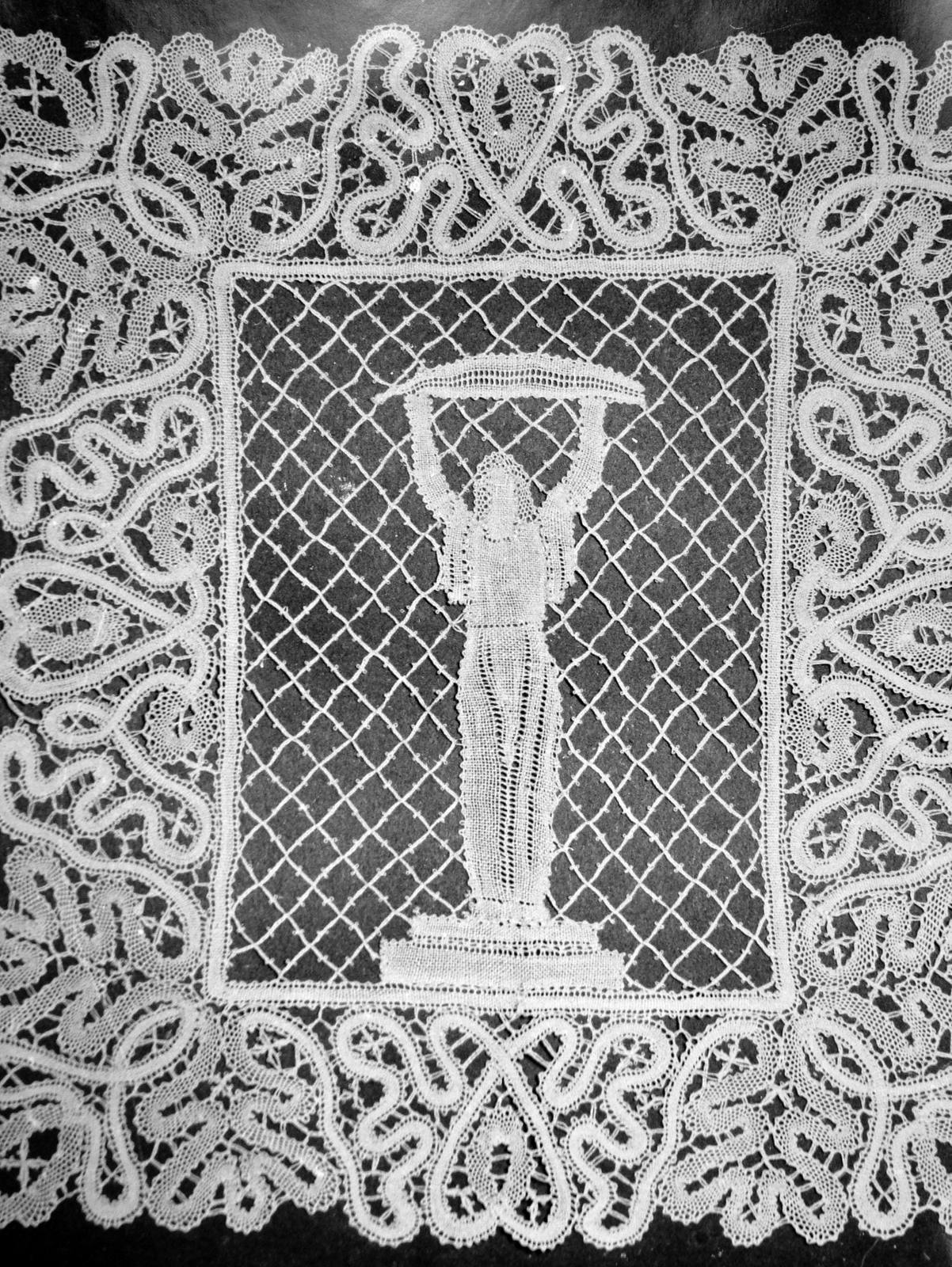 Hungary, 1977, Fortepan, freedom, handcraft, lace, symbol, tapestry, Fortepan #9751