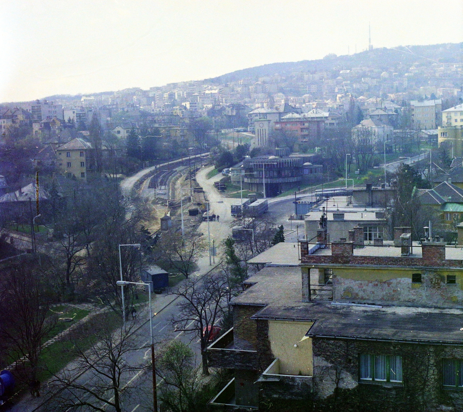 Hungary, Budapest XII., Apor Vilmos (Lékai János) tér a Böszörményi út felől nézve., 1979, UVATERV, colorful, construction, Budapest, Fortepan #99453