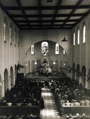 Magyarország, Hódmezővásárhely, Szent István tér, Szent István-templom., 1955, Jezsuita Levéltár, liturgia, Fortepan #100007