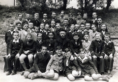 1944, Jezsuita Levéltár, class photo, Fortepan #100190