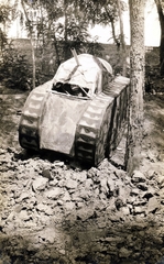 1940, Jezsuita Levéltár, tank, mockup, Capture the Flag, Fortepan #100332