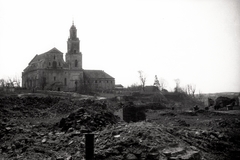 Belarus, Hrodna, Szent Kereszt-templom., 1944, Jezsuita Levéltár, church, Fortepan #100419