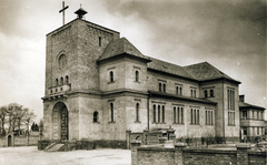 Hungary, Budapest XIX., Áchim András utca, Jézus Szíve templom., 1944, Jezsuita Levéltár, church, romanesque revival architect, Budapest, Gyula Petrovácz-design, Fortepan #100424