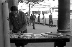 Magyarország, Budapest IX., Kálvin tér, a református templom bejárata., 1963, Dobóczi Zsolt, Budapest, Fortepan #100739