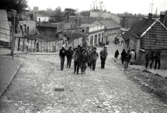 Hungary, Eger, Várköz a Tinódi Sebestyén (Dózsa György) térnél a vár kapujától nézve., 1982, Kerekes Péter, Fortepan #101057