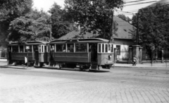 Magyarország, Budapest XIII., Lehel utca - Dózsa György út kereszteződés., 1955, Fortepan, viszonylattábla, Budapest, tömegközlekedés, viszonylatszám, villamos, Fortepan #101916