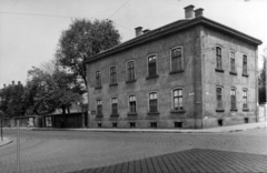 Magyarország, Budapest VIII., II. János Pál pápa (Köztársaság) tér 18., Dologház (Szántó Kovács János) utca sarok. A kép forrását kérjük így adja meg: Fortepan / Budapest Főváros Levéltára. Levéltári jelzet: HU_BFL_XV_19_c_11, 1961, Budapest Főváros Levéltára / Városrendezési és Építészeti Osztályának fényképei, A Fővárosi Tanács VB Városrendezési és Építészeti Osztályának, Budapest, Fortepan #102466