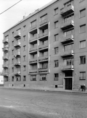 Magyarország, Budapest II., Frankel Leó út 57. A kép forrását kérjük így adja meg: Fortepan / Budapest Főváros Levéltára. Levéltári jelzet: HU_BFL_XV_19_c_11, 1961, Budapest Főváros Levéltára / Városrendezési és Építészeti Osztályának fényképei, A Fővárosi Tanács VB Városrendezési és Építészeti Osztályának, Budapest, Fortepan #103406