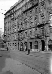 Magyarország, Budapest II., Frankel Leó út 21-23. A kép forrását kérjük így adja meg: Fortepan / Budapest Főváros Levéltára. Levéltári jelzet: HU_BFL_XV_19_c_11, 1961, Budapest Főváros Levéltára / Városrendezési és Építészeti Osztályának fényképei, A Fővárosi Tanács VB Városrendezési és Építészeti Osztályának, Budapest, Fortepan #103407