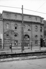 Magyarország, Budapest II., Frankel Leó út 48., az egykori Népgőzfürdő. A kép forrását kérjük így adja meg: Fortepan / Budapest Főváros Levéltára. Levéltári jelzet: HU_BFL_XV_19_c_11, 1961, Budapest Főváros Levéltára / Városrendezési és Építészeti Osztályának fényképei, A Fővárosi Tanács VB Városrendezési és Építészeti Osztályának, Budapest, Fortepan #103410