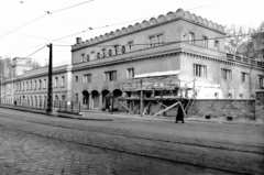 Magyarország, Budapest II., Frankel Leó út, Lukács fürdő. A kép forrását kérjük így adja meg: Fortepan / Budapest Főváros Levéltára. Levéltári jelzet: HU_BFL_XV_19_c_11, 1961, Budapest Főváros Levéltára / Városrendezési és Építészeti Osztályának fényképei, A Fővárosi Tanács VB Városrendezési és Építészeti Osztályának, Budapest, gyógyszálló, Rezső Hikisch-terv, Fortepan #103426