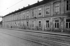 Magyarország, Budapest II., Frankel Leó út, a Császár fürdő hátsó frontja. A kép forrását kérjük így adja meg: Fortepan / Budapest Főváros Levéltára. Levéltári jelzet: HU_BFL_XV_19_c_11, 1961, Budapest Főváros Levéltára / Városrendezési és Építészeti Osztályának fényképei, A Fővárosi Tanács VB Városrendezési és Építészeti Osztályának, Budapest, Fortepan #103429