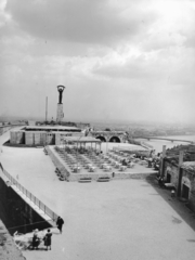 Hungary, Budapest XI., Citadella, szemben a Szabadság-szobor. A kép forrását kérjük így adja meg: Fortepan / Budapest Főváros Levéltára. Levéltári jelzet: HU_BFL_XV_19_c_11, 1962, Budapest Főváros Levéltára / Városrendezési és Építészeti Osztályának fényképei, A Fővárosi Tanács VB Városrendezési és Építészeti Osztályának, Budapest, Fortepan #103460