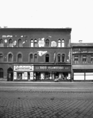 Magyarország, Budapest VII., Thököly út 22. A kép forrását kérjük így adja meg: Fortepan / Budapest Főváros Levéltára. Levéltári jelzet: HU_BFL_XV_19_c_11, 1959, Budapest Főváros Levéltára / Városrendezési és Építészeti Osztályának fényképei, A Fővárosi Tanács VB Városrendezési és Építészeti Osztályának, fodrászat, Budapest, Fortepan #103479