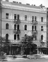 Magyarország, Budapest VIII., József körút 9. A kép forrását kérjük így adja meg: Fortepan / Budapest Főváros Levéltára. Levéltári jelzet: HU_BFL_XV_19_c_11, 1957, Budapest Főváros Levéltára / Városrendezési és Építészeti Osztályának fényképei, A Fővárosi Tanács VB Városrendezési és Építészeti Osztályának, Budapest, kváderkő, bérház, Fortepan #103488