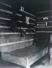 1917, Kurutz Márton, First World War, interior, bed, berth, Fortepan #10391