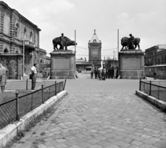 Magyarország, Budapest IX., Soroksári út, Közvágóhíd. A kép forrását kérjük így adja meg: Fortepan / Budapest Főváros Levéltára. Levéltári jelzet: HU.BFL.XV.19.c.10, 1959, Budapest Főváros Levéltára / BRFK helyszínelési fényképei, BRFK Hivatala Bűnügyi Technikai Osztály, Budapest, Fortepan #104183