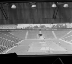 Magyarország, Budapest XIV., Istvánmezei út, Kisstadion, háttérben a Millenáris sporttelep. A kép forrását kérjük így adja meg: Fortepan / Budapest Főváros Levéltára. Levéltári jelzet: HU.BFL.XV.19.c.10, 1963, Budapest Főváros Levéltára / BRFK helyszínelési fényképei, BRFK Hivatala Bűnügyi Technikai Osztály, Budapest, Fortepan #104413