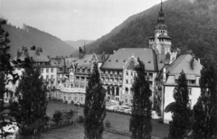 Hungary, Lillafüred, Miskolc, Palotaszálló a park felől., 1943, Archiv für Zeitgeschichte ETH Zürich / Agnes Hirschi, Carl Lutz, hotel, Renaissance Revival, Kálmán Lux-design, Fortepan #105663