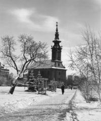 Magyarország, Tabán, Budapest I., Szent Demeter szerb templom., 1942, Archiv für Zeitgeschichte ETH Zürich / Agnes Hirschi, Carl Lutz, Budapest, Fortepan #105708